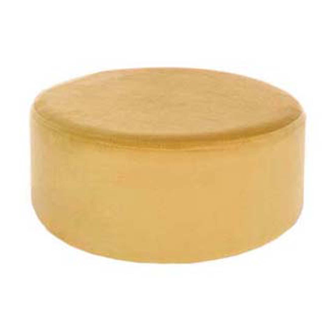 Pouf Pallino 100 velluto senape
