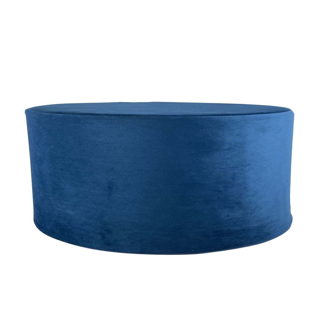 Pouf Pallino 100 velluto blu