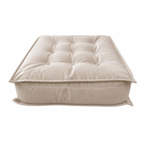 Pouf Gipsy velluto panna