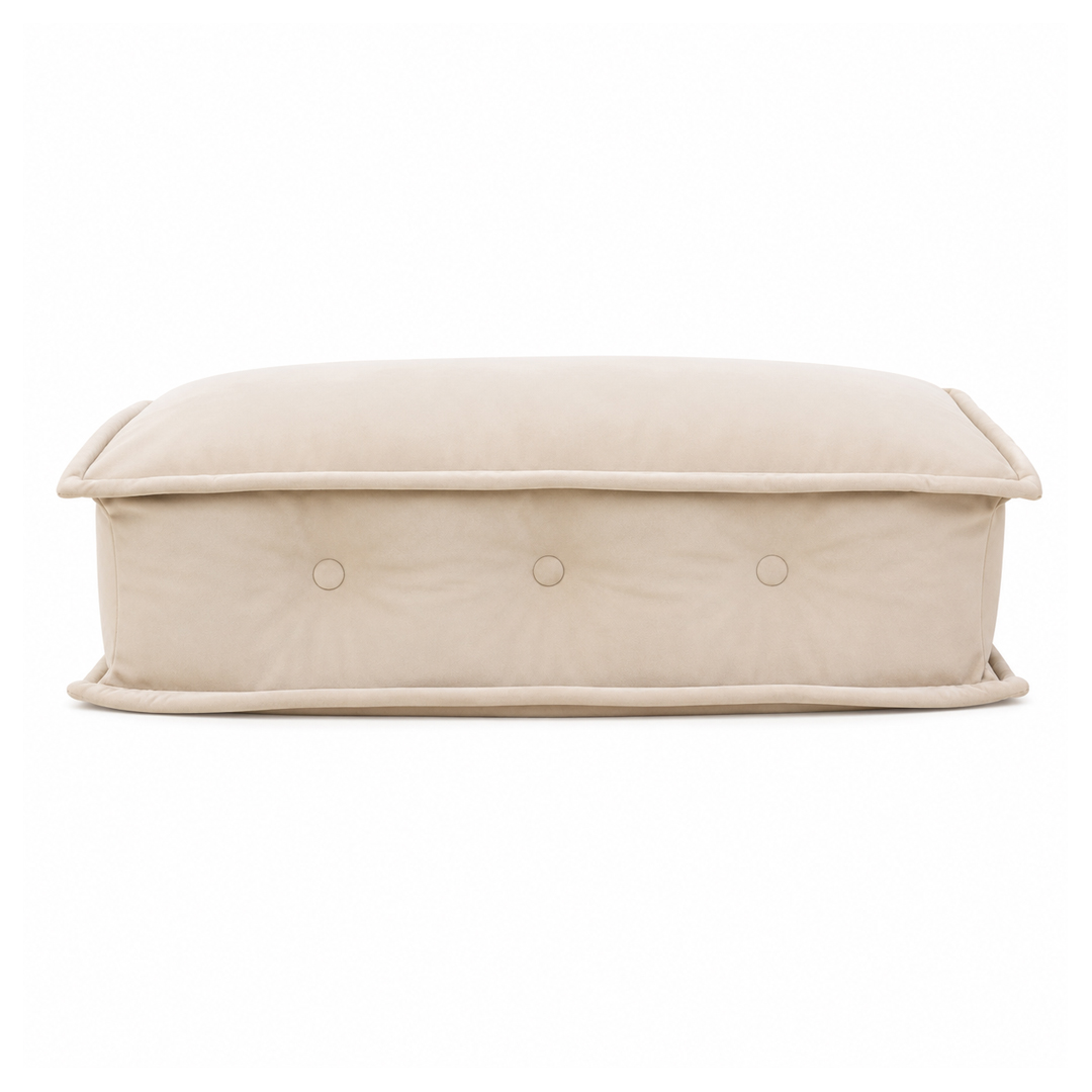 Schienale Pouf Gipsy velluto panna