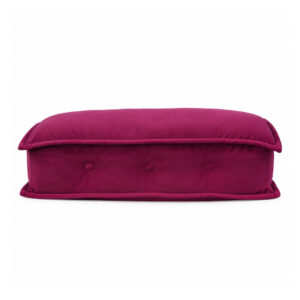 Schienale Pouf Gipsy velluto rosso cardinale
