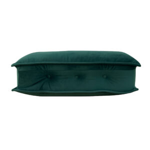 Schienale Pouf Gipsy velluto verde petrolio