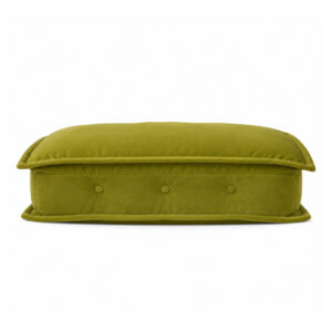Schienale Pouf Gipsy velluto verde acido