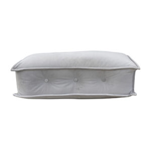 Schienale Pouf Gipsy velluto grigio