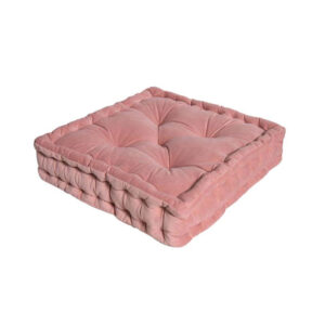 Pouf Suolo velluto rosa