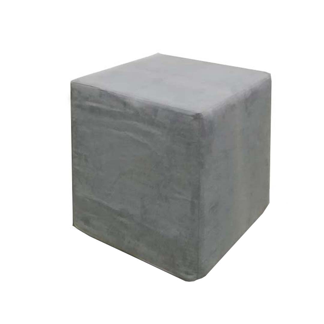 Pouf 45 tessuto manopesca grigio