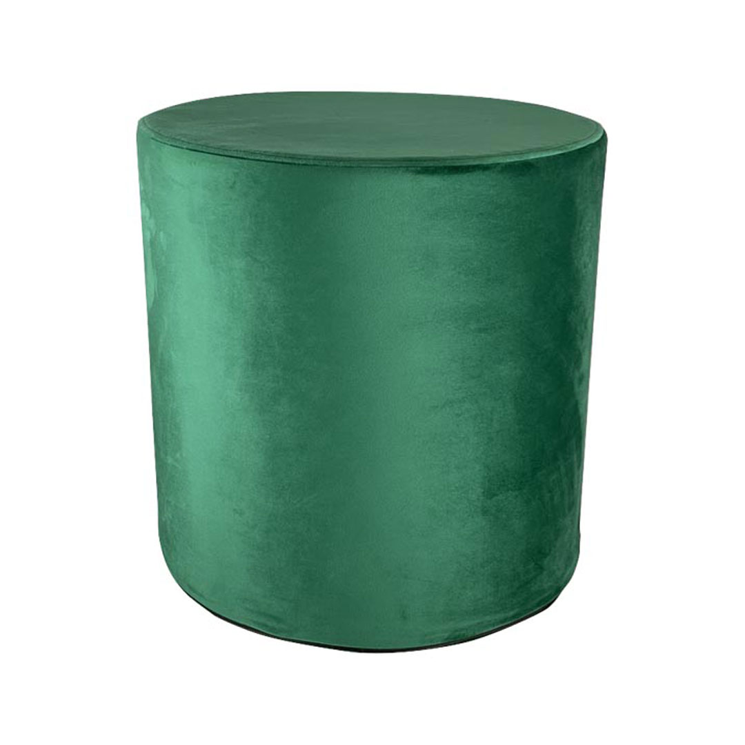 Pouf Pallino 39 velluto verde