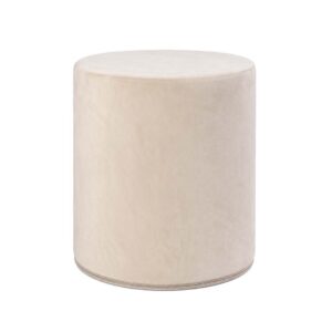 Pouf Pallino 39 velluto beige