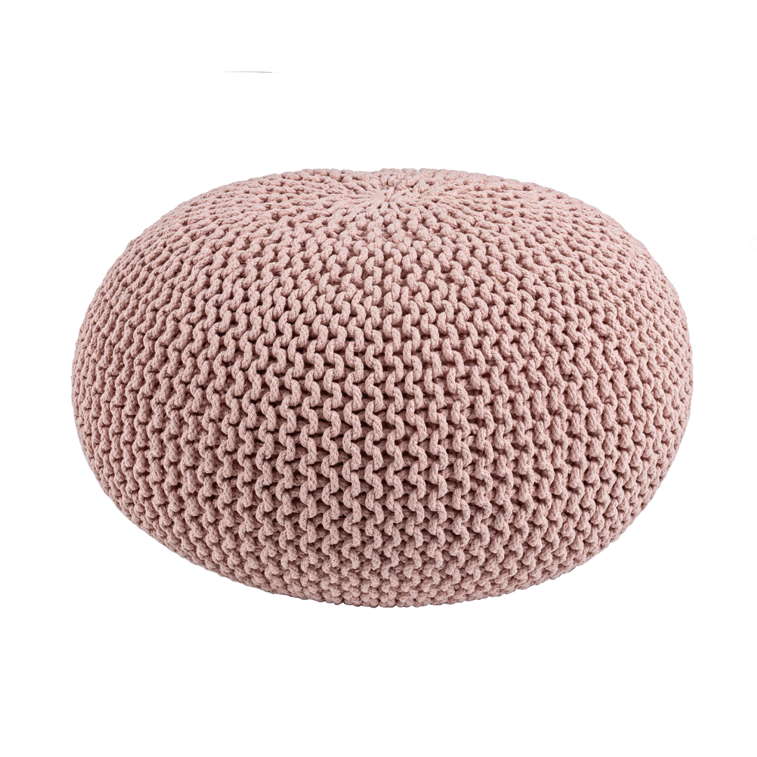 Pouf Intreccio 80 rosa