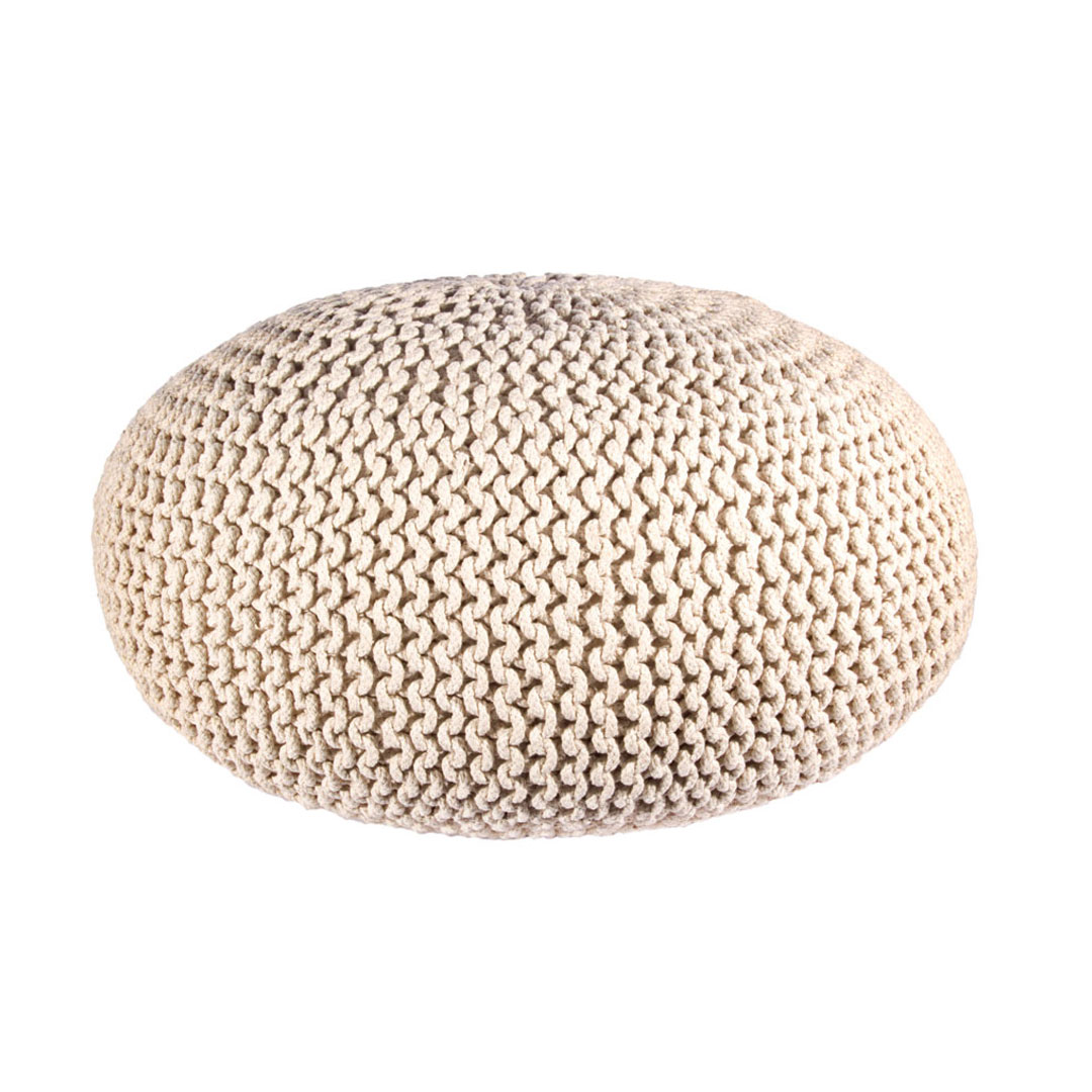 Pouf Intreccio 80 sabbia