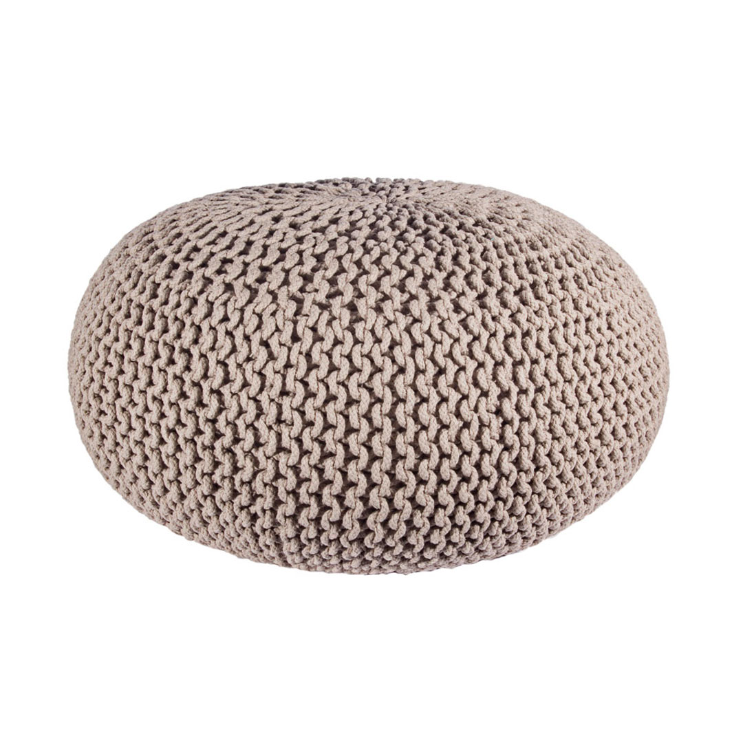 Pouf Intreccio 80 tortora