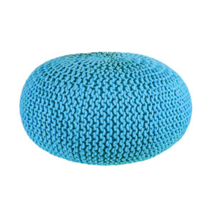 Pouf Intreccio 80 azzurro