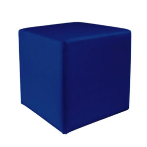 Pouf 45 Tessuto ariel blu