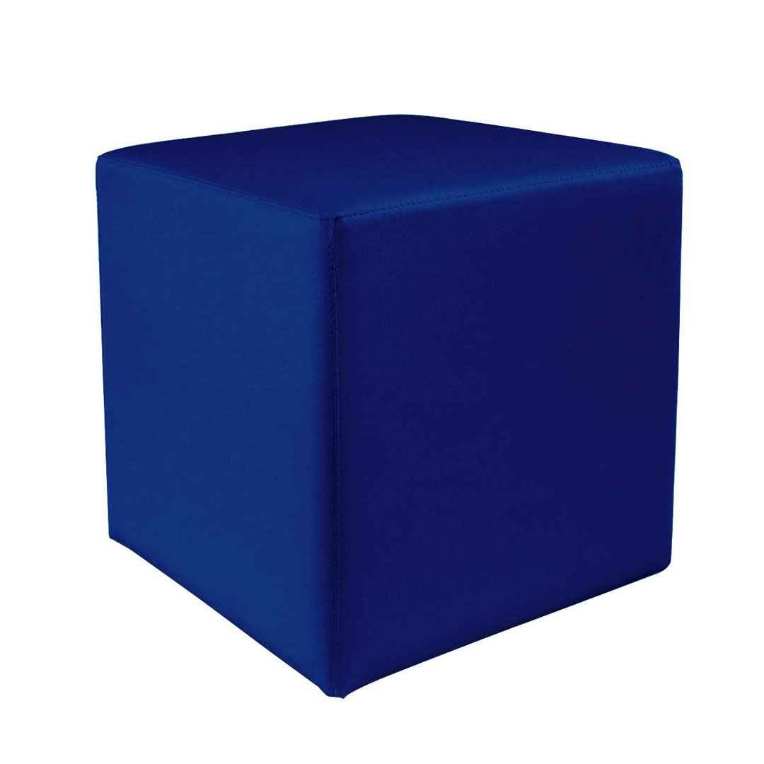Pouf 45 Tessuto ariel blu