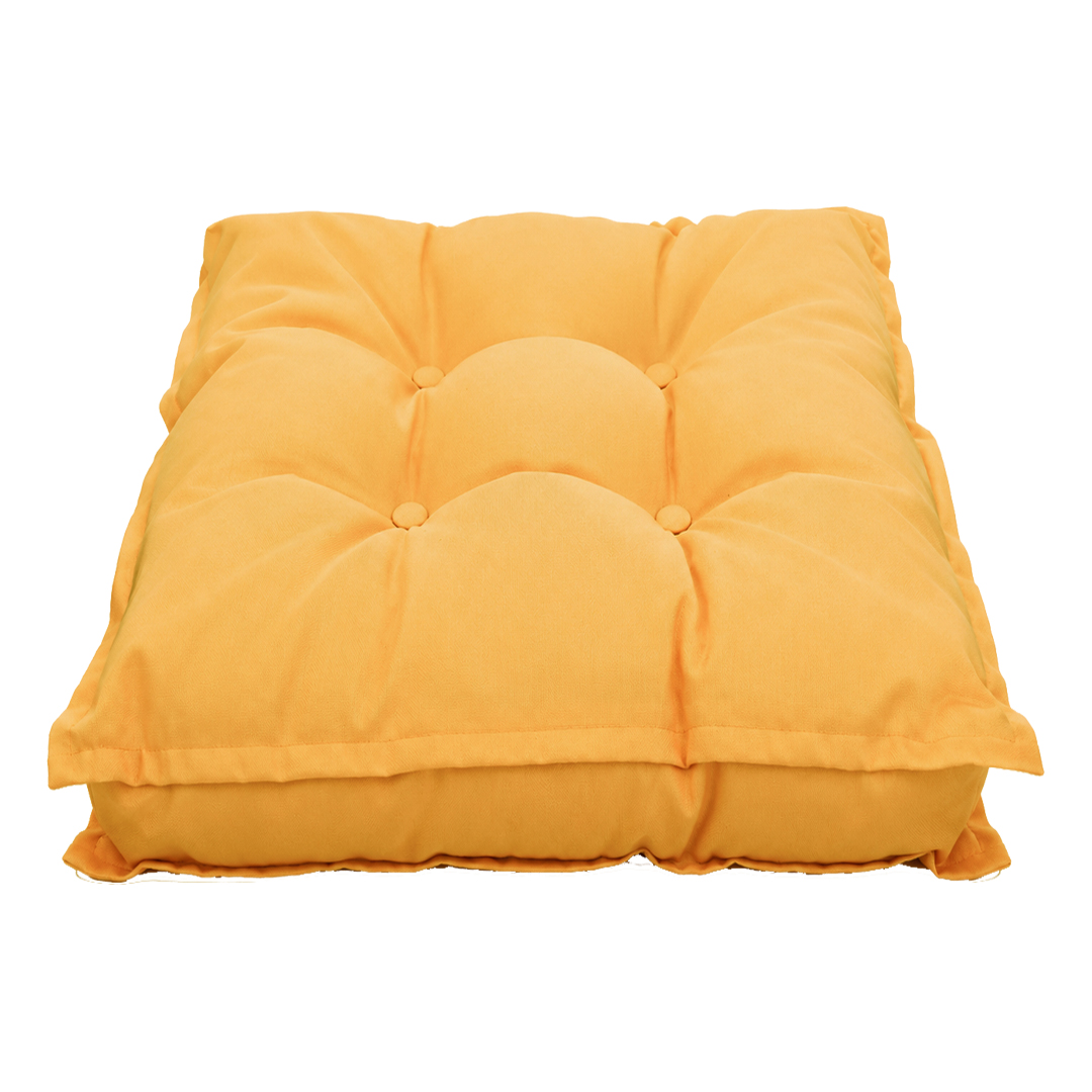 Pouf Suolo tessuto idrorepellente giallo