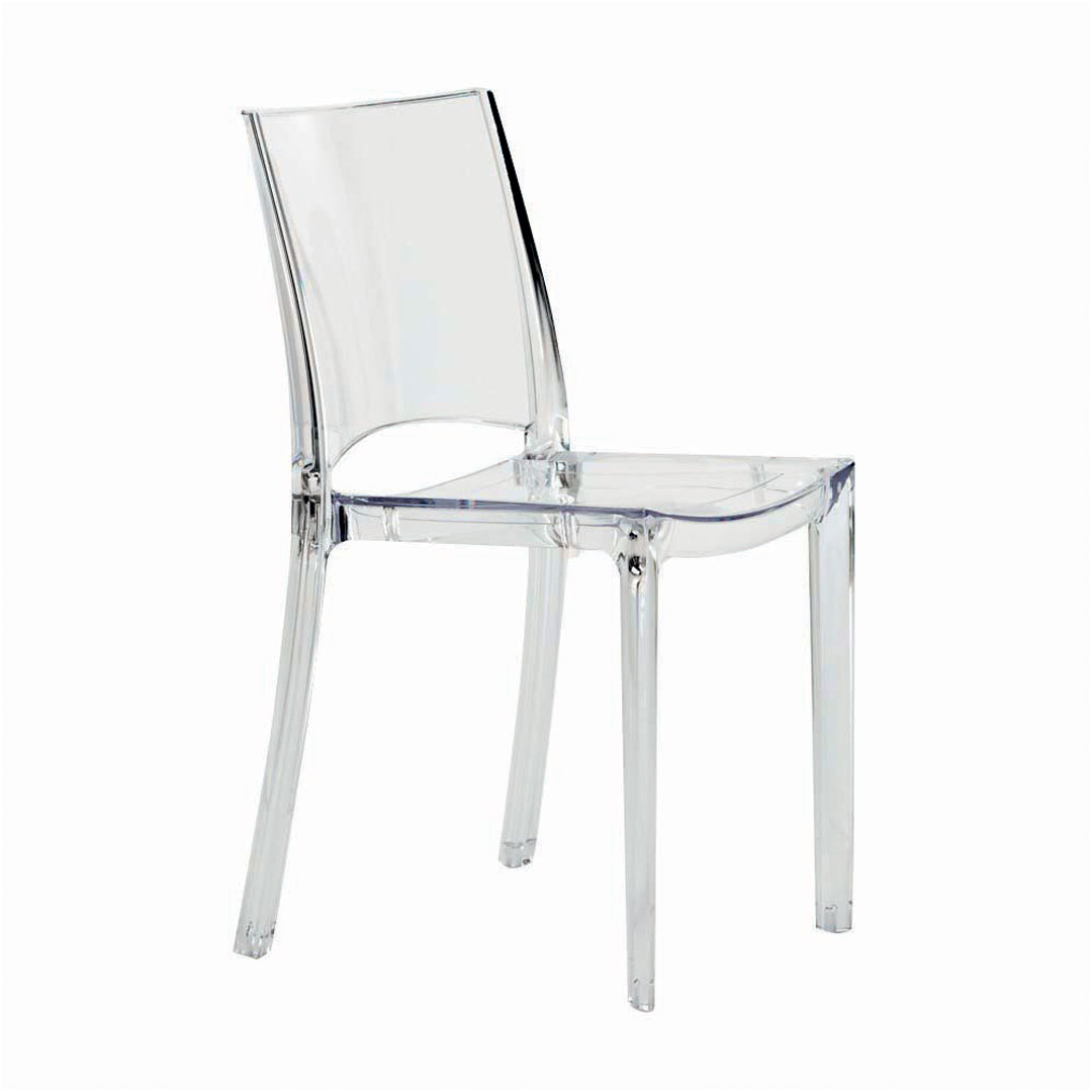 Sedia Bi-Side trasparente