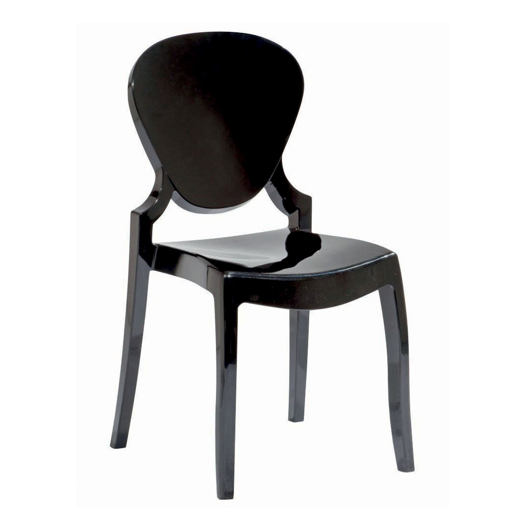 Sedia Queen trasparente