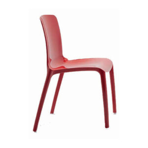 Sedia EE rosso lucido