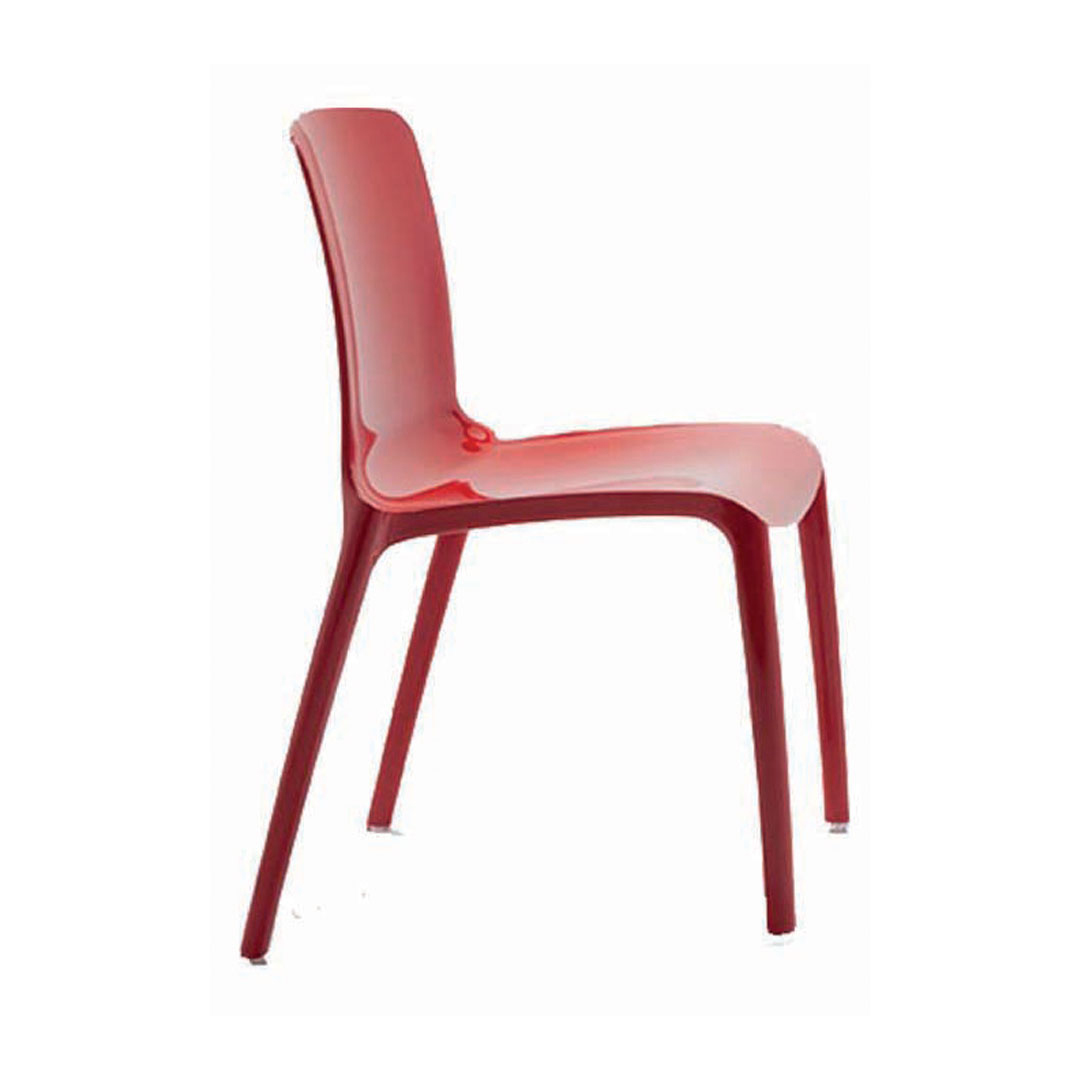 Sedia EE rosso lucido