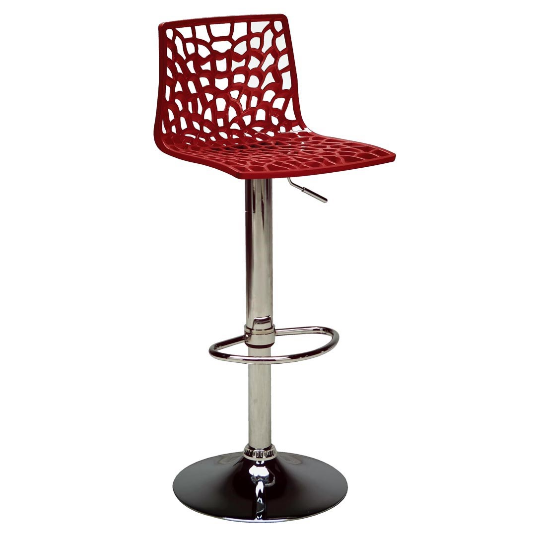 Sgabello Spider rosso