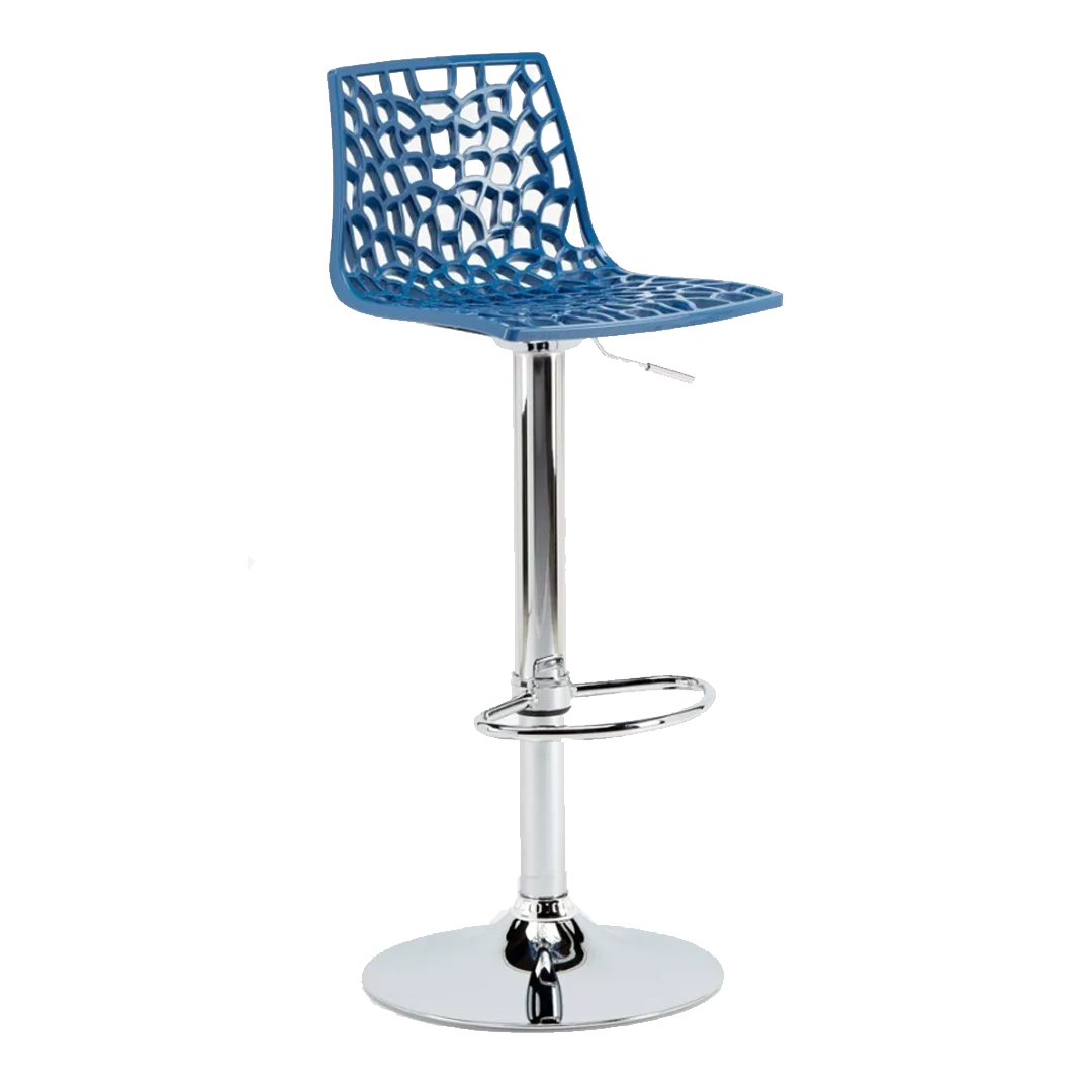 Sgabello Spider blu