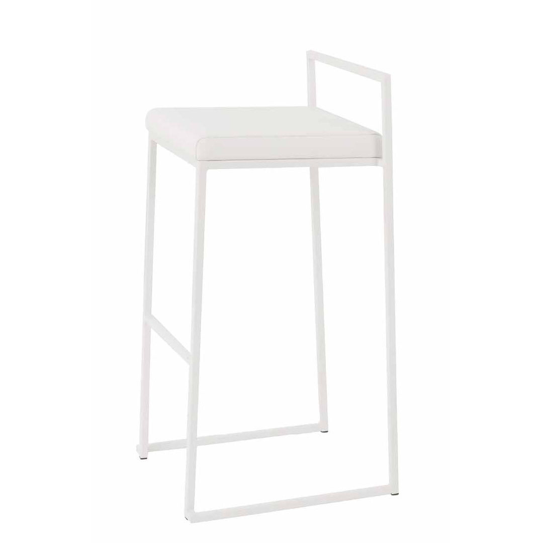 Sgabello Joy bianco H87