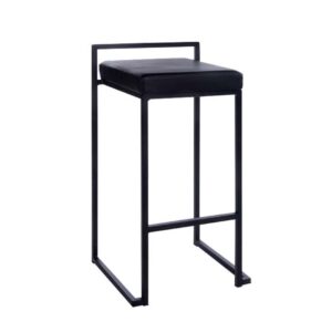 Sgabello Joy nero H87
