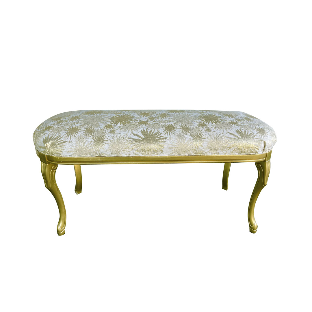 Panca Toile De Jouy oro
