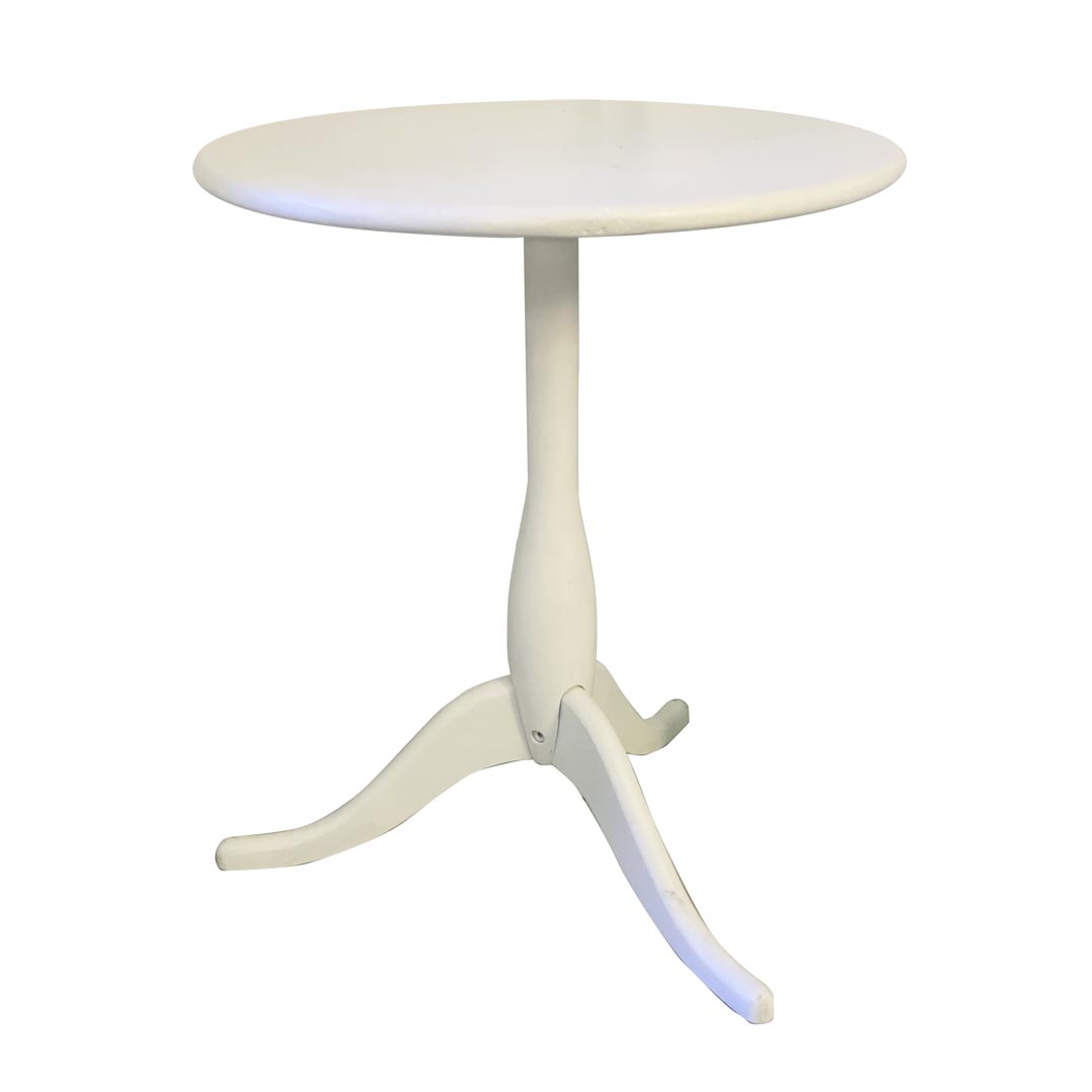 Tavolino Zap bianco Ø49