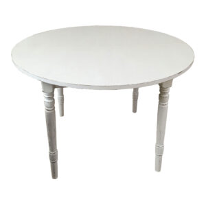 Tavolo Provenzale Rotondo Bianco Ø140