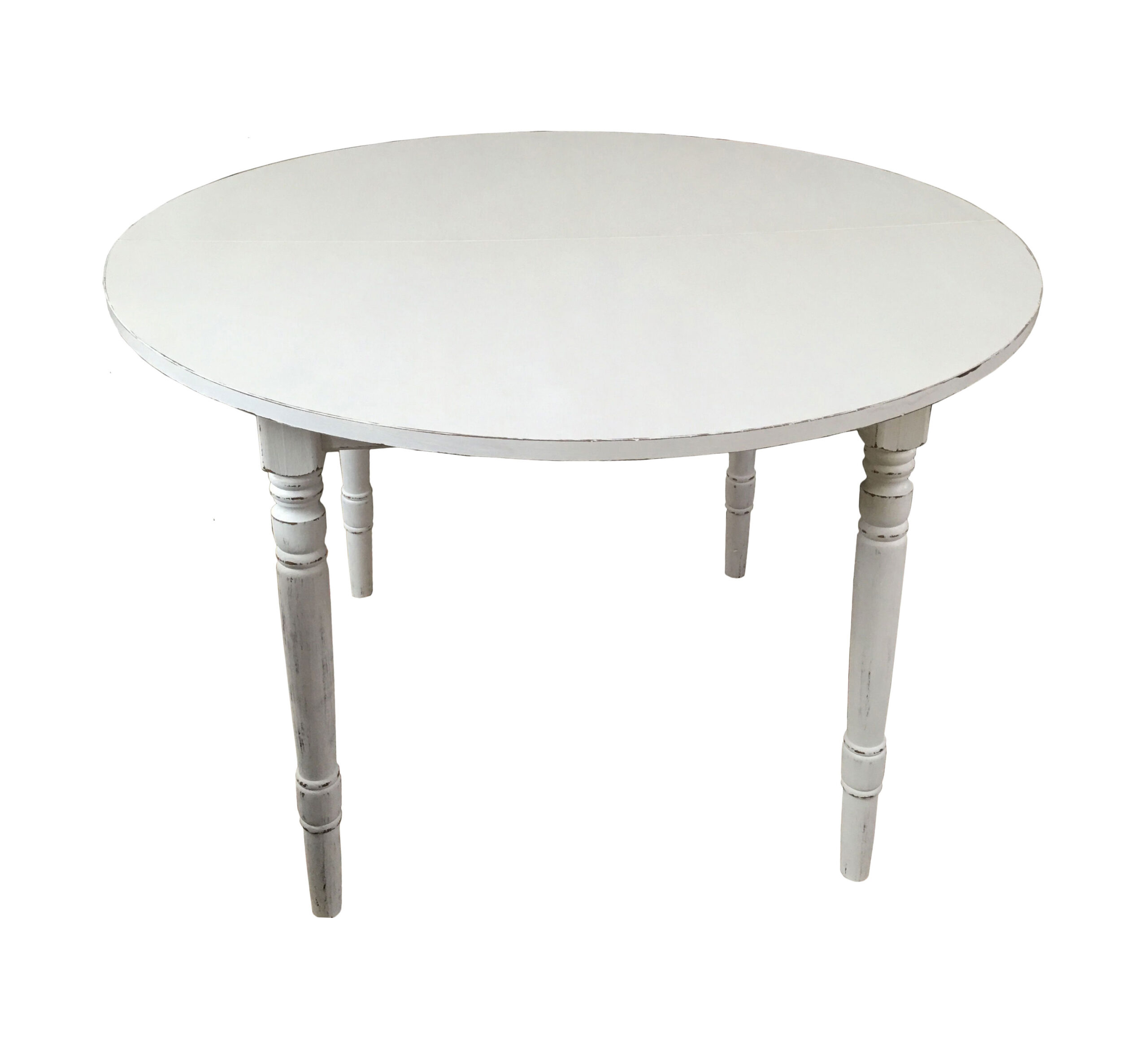 Tavolo Provenzale Rotondo Bianco Ø140