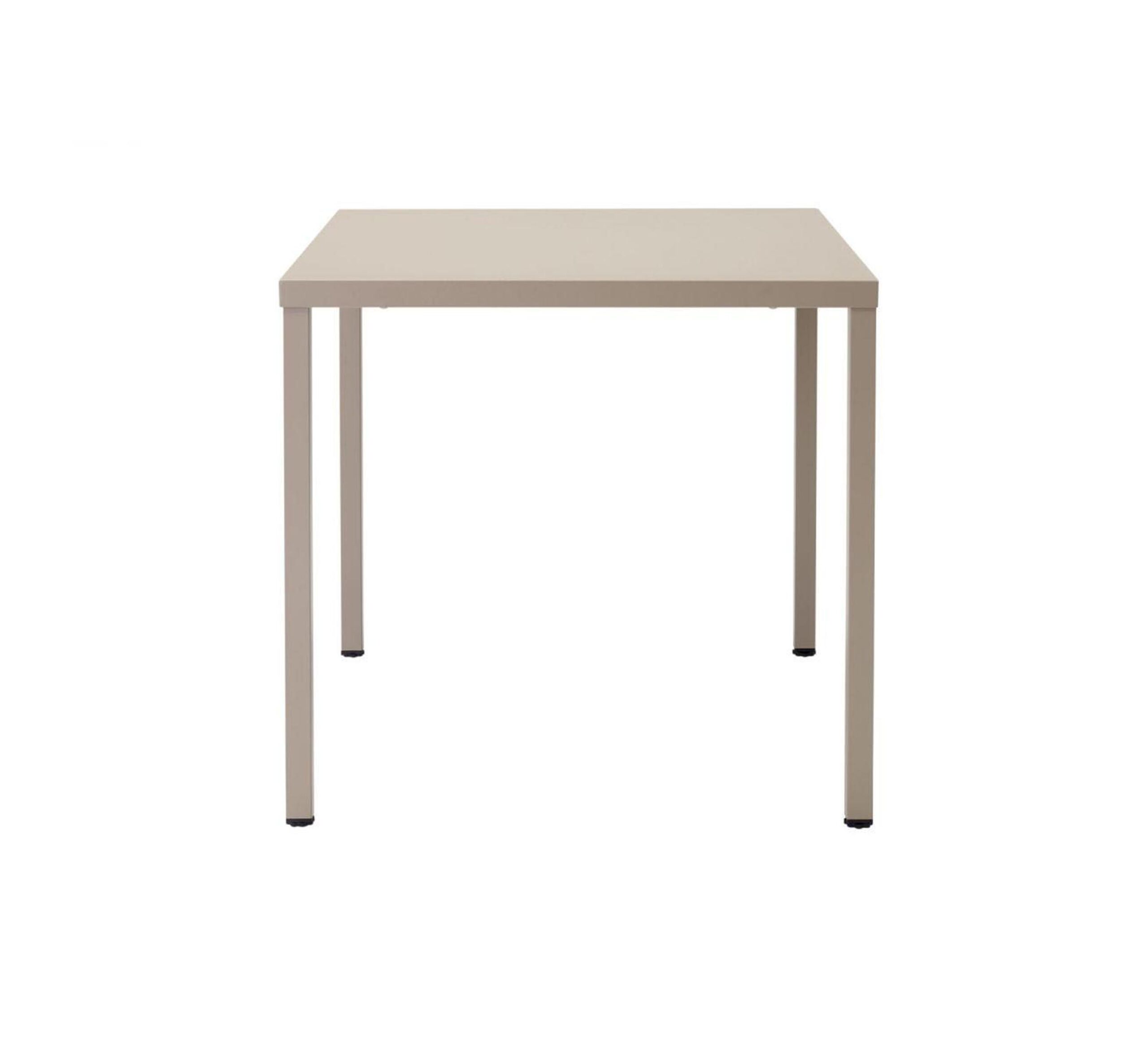 Tavolo Summer Tortora 80x80