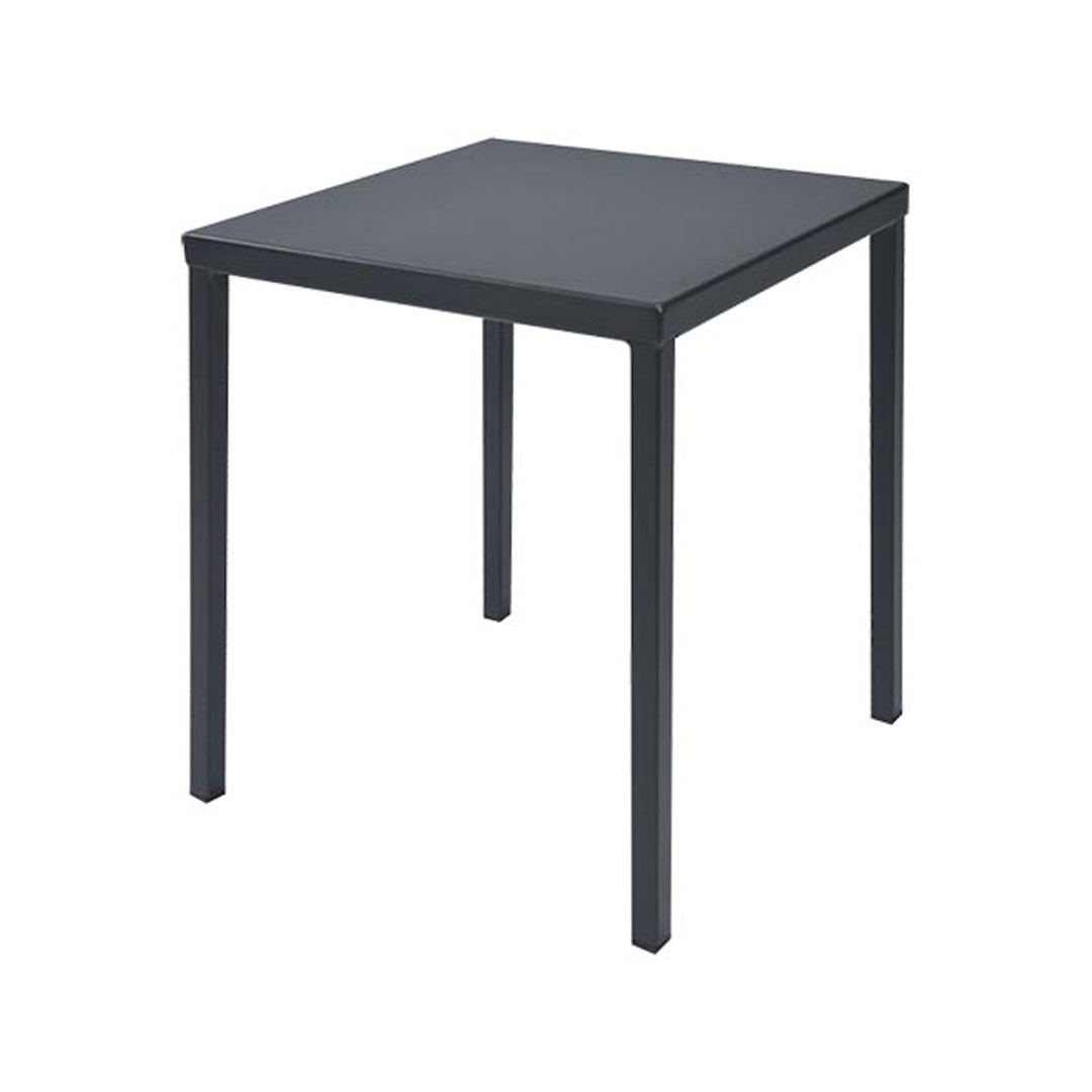 Tavolo Dorio Antracite 80x80