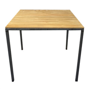 Tavolo Iron Wood 80x80
