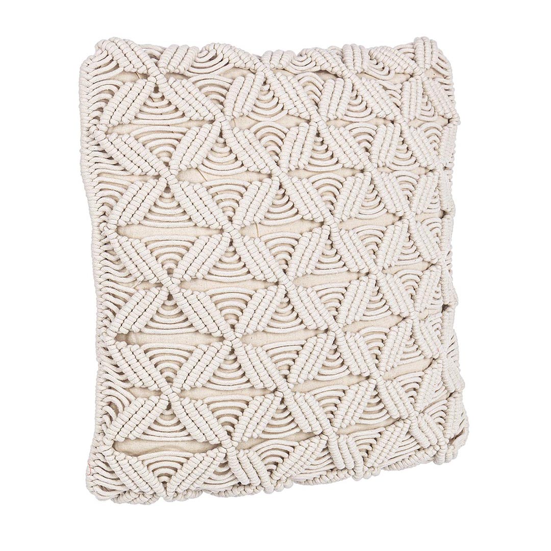 Cuscino Macrame 45x45 rombi