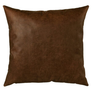 Cuscino 60x60 marrone cuoio