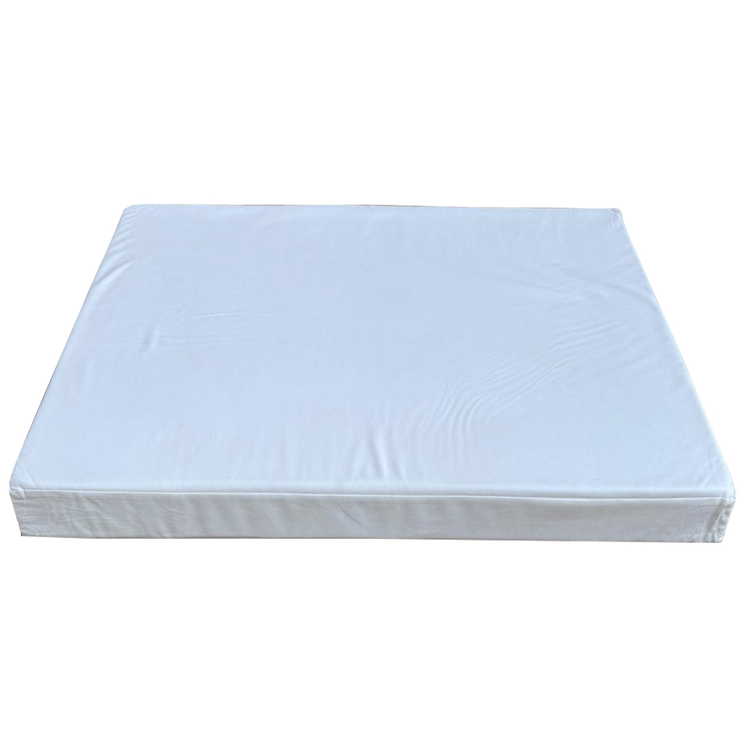 Copricuscino panca Pallet ecopelle bianca