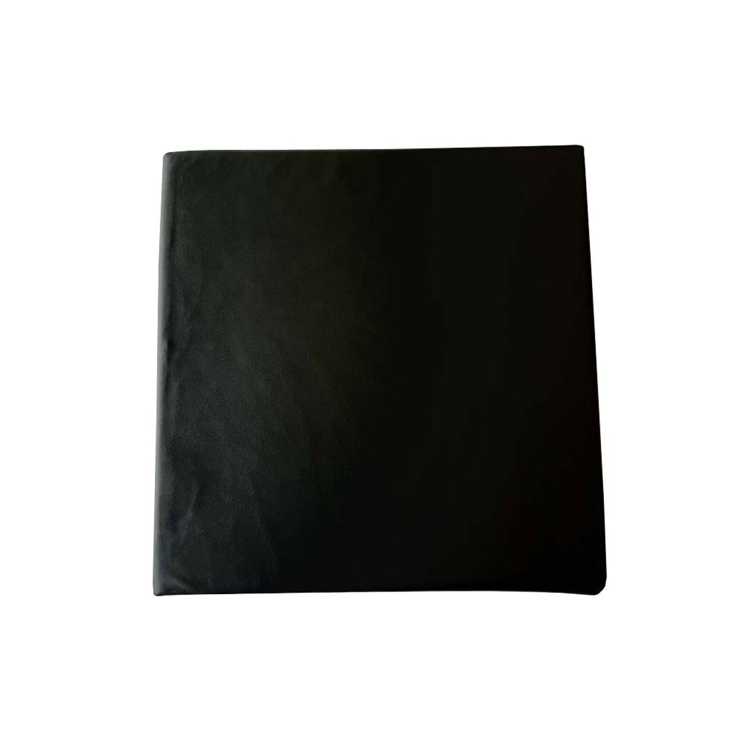 Cuscino pouf/panca Iron ecopelle nero