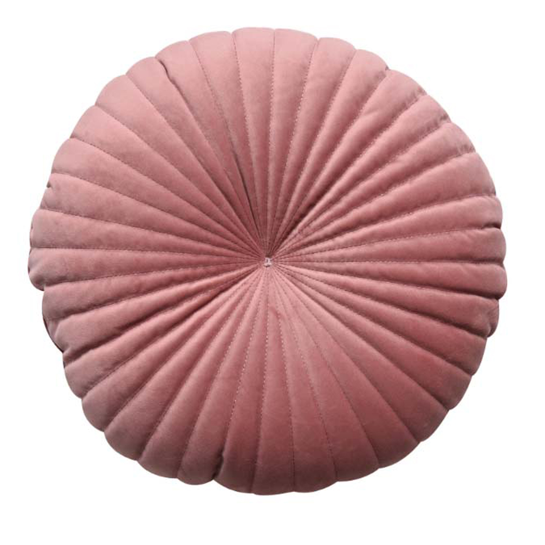 Cuscino Conchiglia velluto rosa