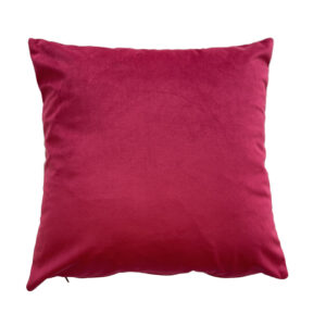 Cuscino 40x40 velluto rosso cardinale