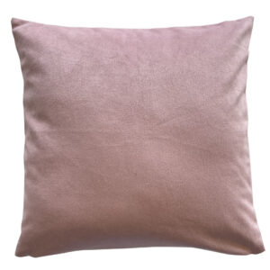 Cuscino 40x40 velluto rosa cipria