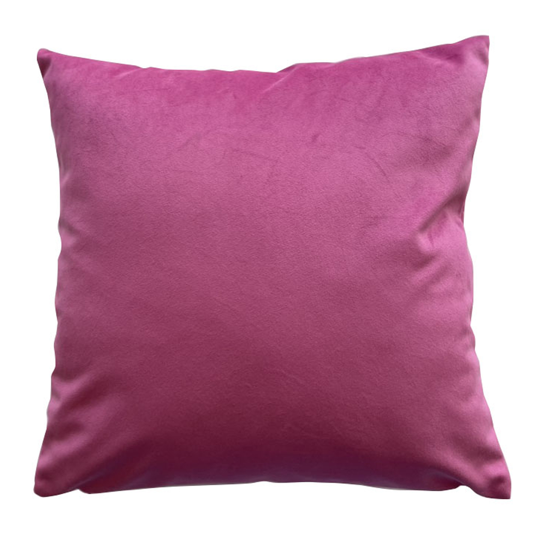 Cuscino 40x40 velluto fucsia