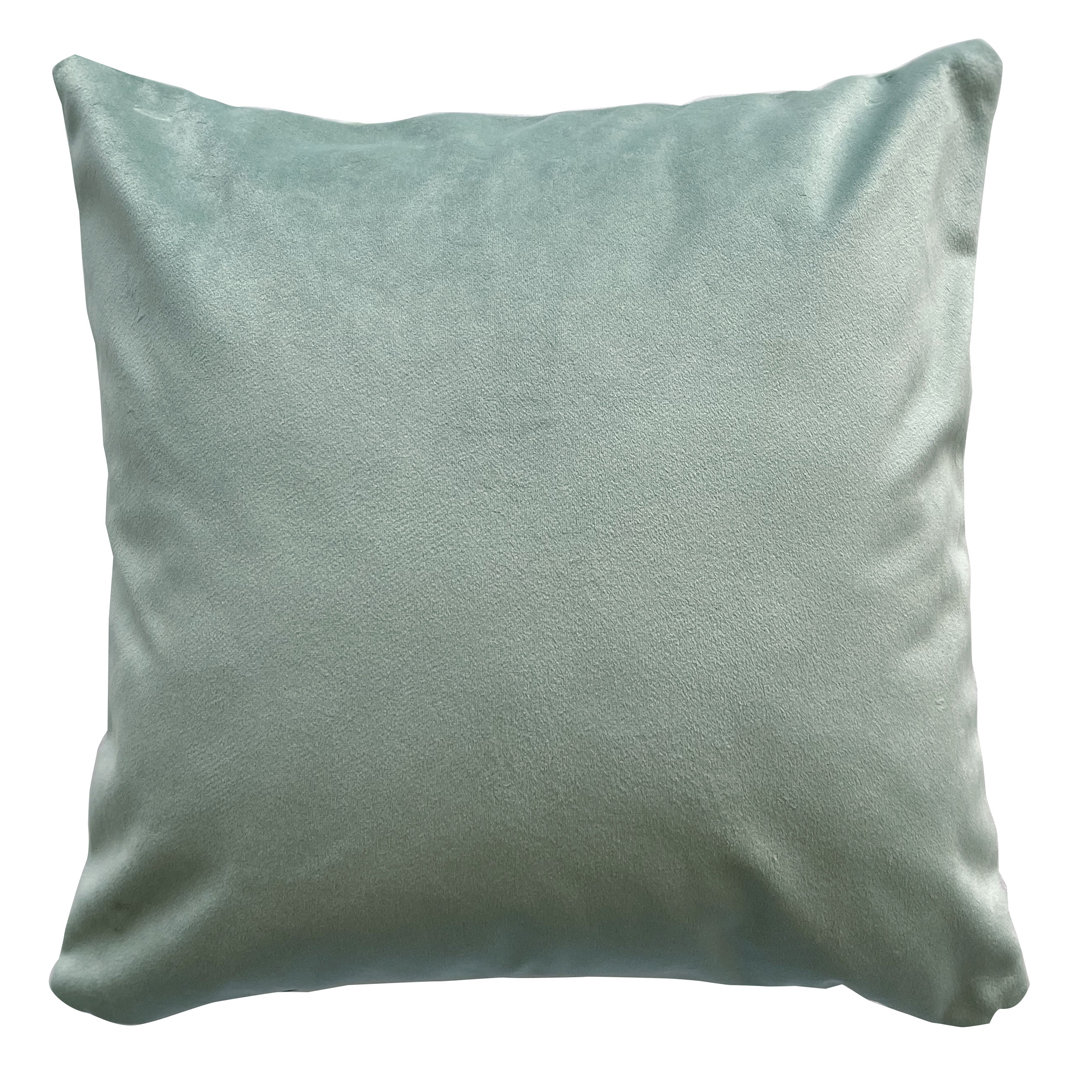 Cuscino 40x40 velluto verde salvia