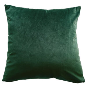 Cuscino 60x60 velluto verde bottiglia