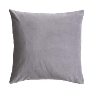 Cuscino 40x40 velluto grigio chiaro