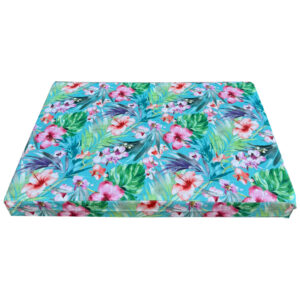 Copricuscino panca Pallet tessuto flower