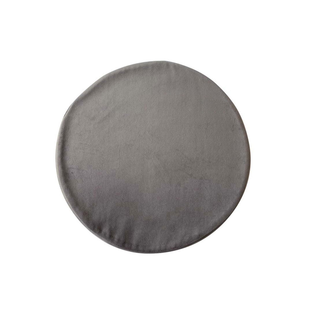 Cuscino sedia Sissy velluto grigio
