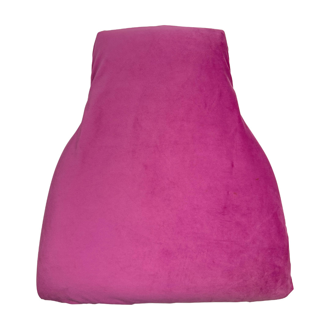 Copricuscino sedia Ville velluto fucsia
