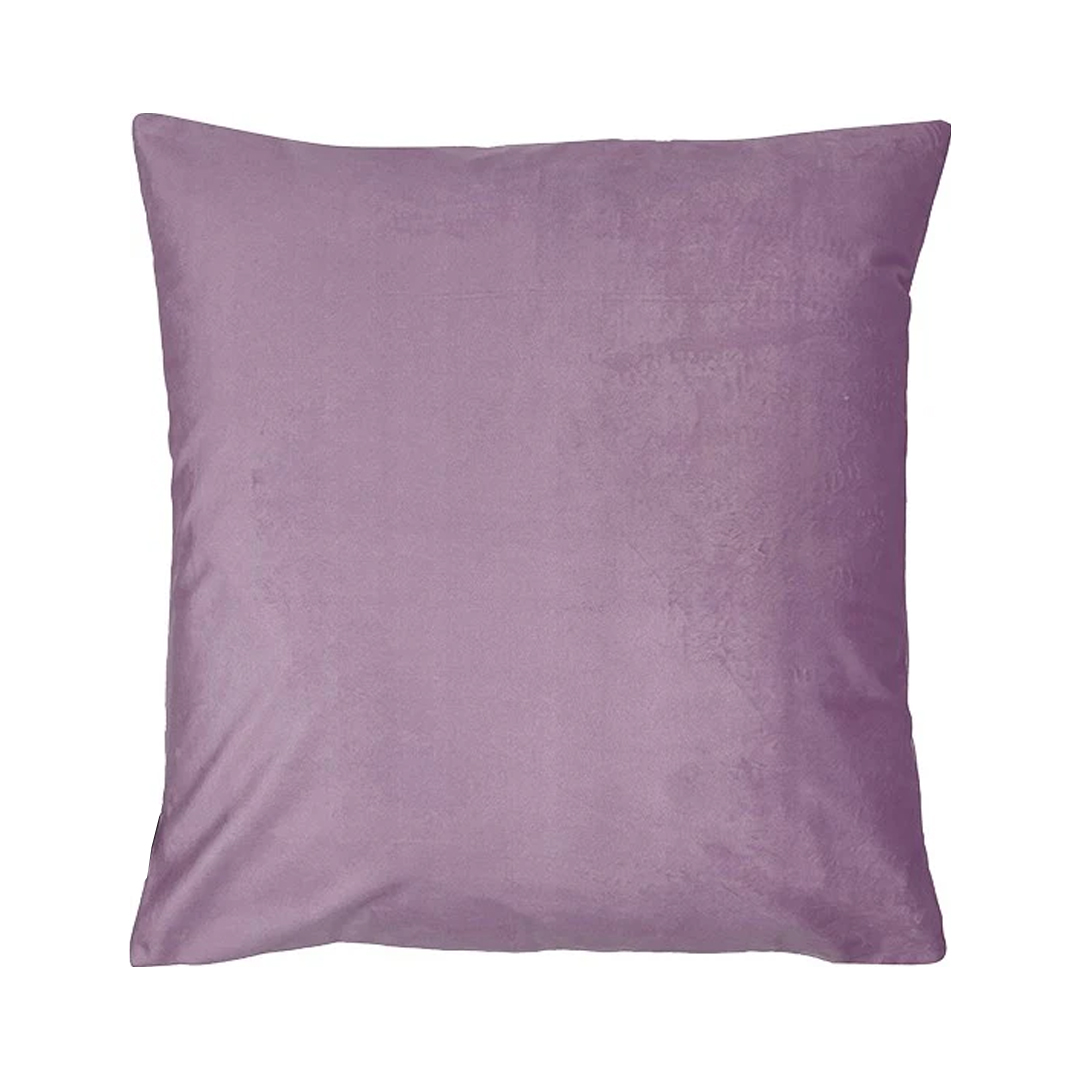 Cuscino 40x40 alcantara lilla