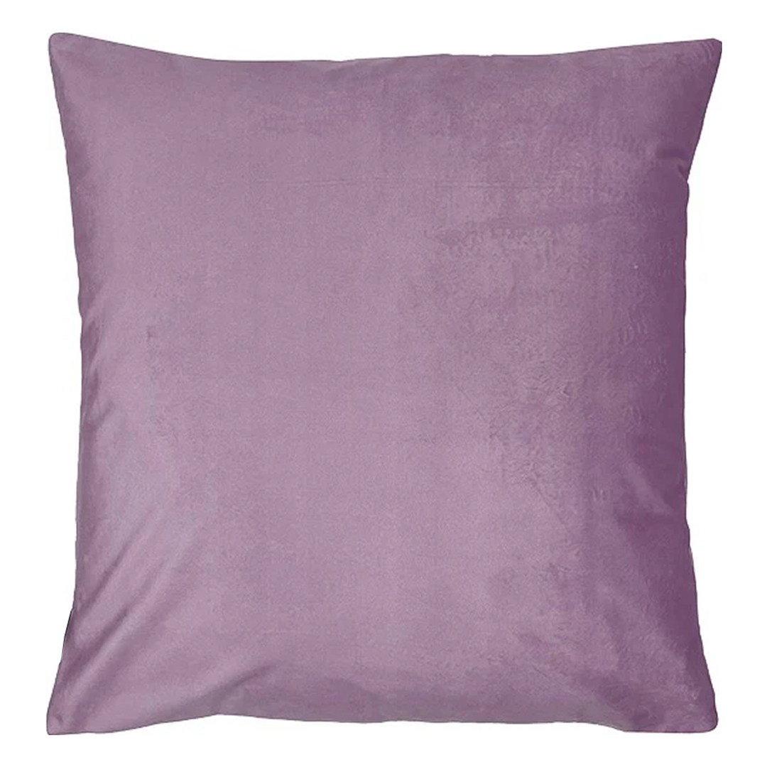 Cuscino 60x60 alcantara lilla